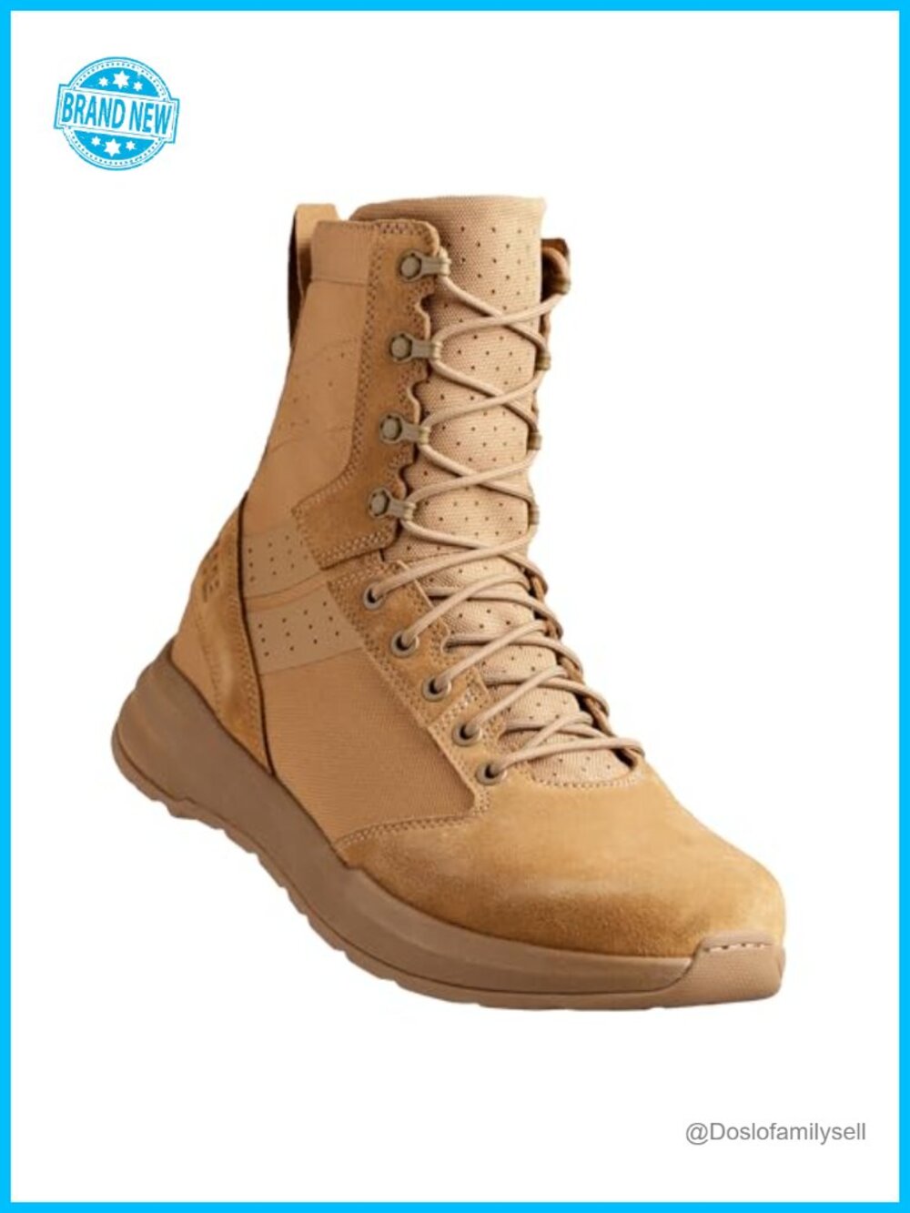 M-Carbon 8 Tactical Combat Boots Water-Resistant Slip-Resistant